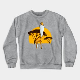 Ouch giraffe Crewneck Sweatshirt